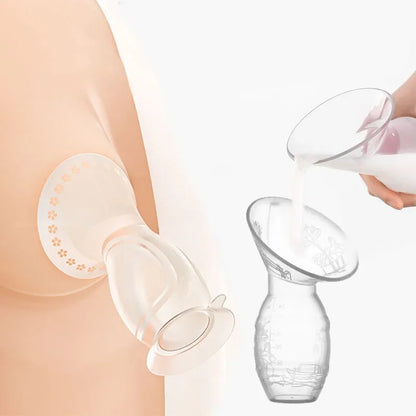 Manual Breast Pump Breast Collector Breast Milk Silicone Pumps BPA Free