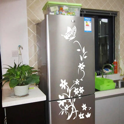 Creative Butterfly Refrigerator Sticker Home Decor Kitchen DIY Wall Stickers