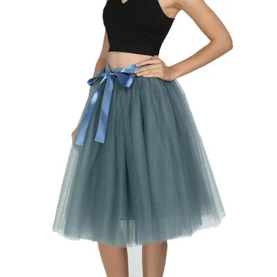 5 Layers 65cm Fashion Tulle Skirt Pleated TUTU Skirts Girls