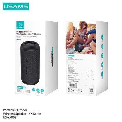 USAMS NEW Waterproof IPX6 Portable Outdoor Wireless Speaker