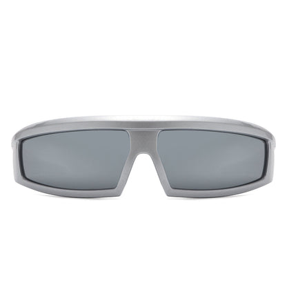 Starwise - Futuristic Y2K Wrap Around Sports Sunglasses