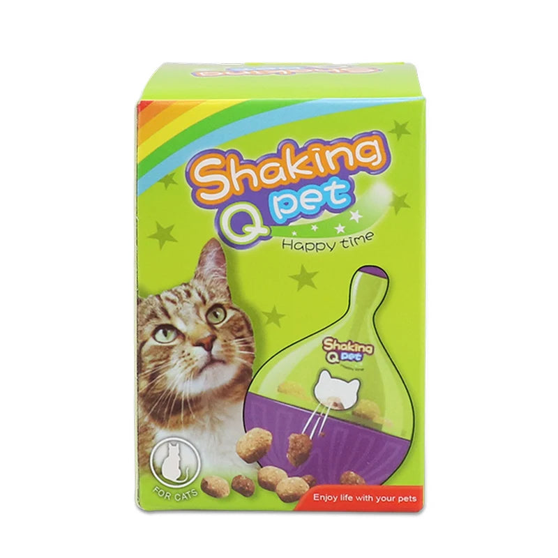 Pet Dog Fun Bowl Feeder Cat Feeding Toys Pets Tumbler Leakage Food Ball Pet