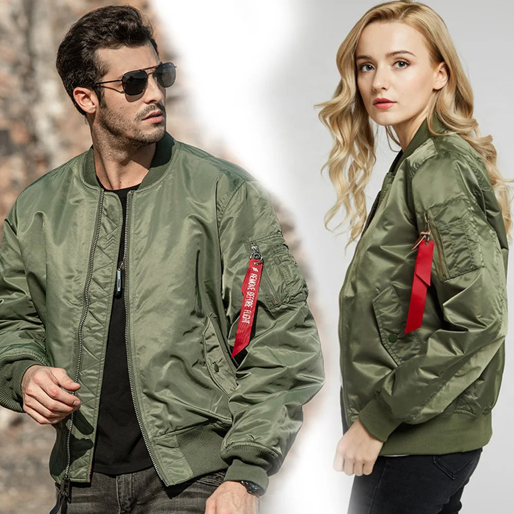 New Pilot Air Men Bomber Jacket Mens Military Bomber Jackets Men Casual Zipper