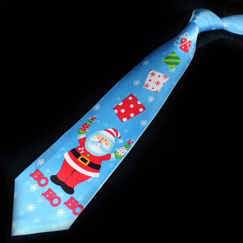 Novelty Design Christmas Ties Red Good Quality Printed Necktie Halloween