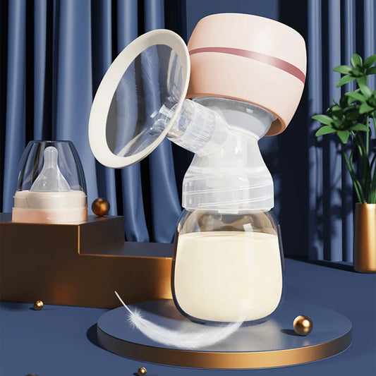 Portable Electric Breast Pump Breast Pump With LED Screen 180ml Milk Bottle