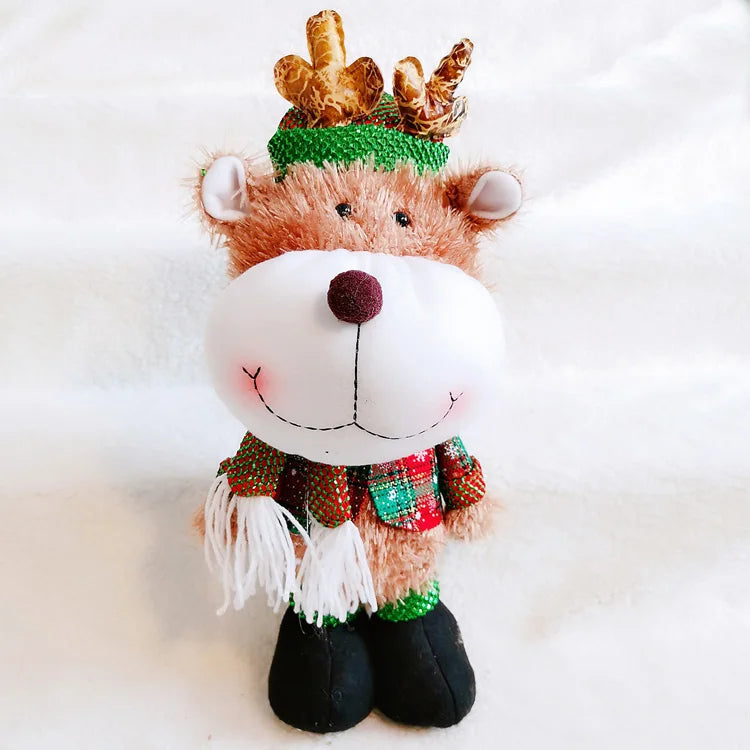 Hot Christmas Decoration Kids Toys Elk Snowman Doll