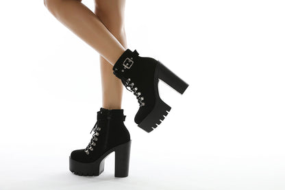 Women's Fashion Ankle & Bootie High Heel Boots Popular Platform Heels boots