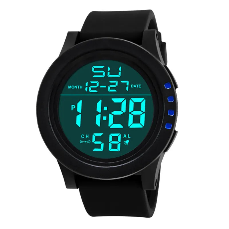 Men Sport Watch Multifunction Military Sports Watch Waterproof Electronic Watch