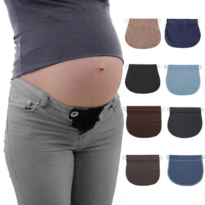 1-3Pcs Women Pregnancy Waistband Belt Adjustable Elastic Maternity Lengthening