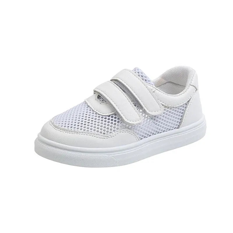 White Casual Shoes for Children Black Kids Sports Shoes Non-Slip