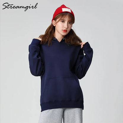 Women's Sweatshirt Cotton Oversized Hoodies and Sweatshirts