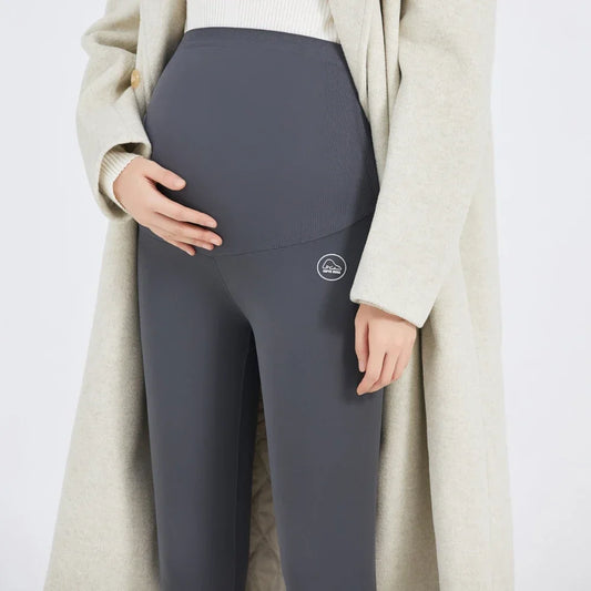 High Waist Pregnancy Leggings Skinny Maternity Clothes for Pregnant Women Belly