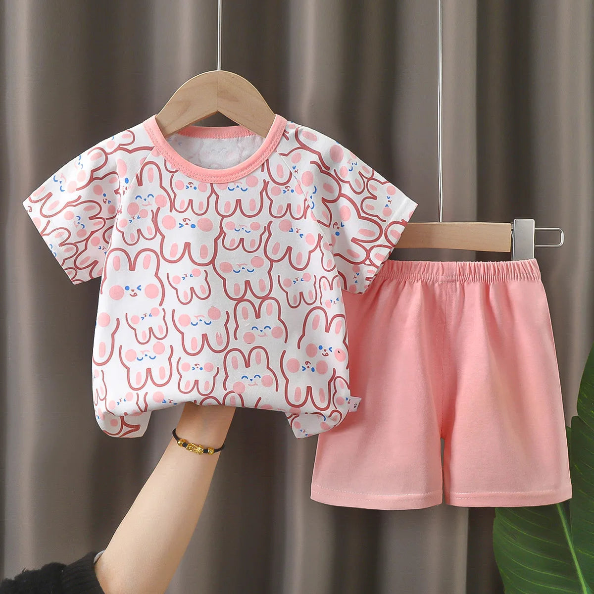 Fashion Baby Girls Clothes Summer Baby Girls Sets Cute Girls T-Shirt + Shorts