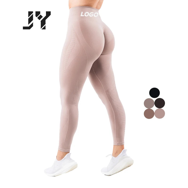 Joyyoung 2024 Latest Products Slim Nylon Sport Suit Women Yoga Legging Pants