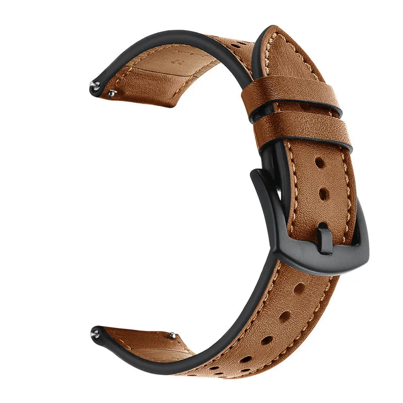 22mm Watch Strap for Gear S3 Frontier Samsung Galaxy Watch 46mm Leather Watch