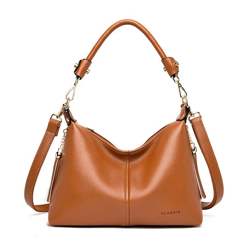 Leather Small Hobos Luxury Handbags Women Bags Designer Handbags High Quality