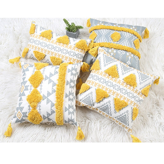 Innermor Tufted Fluffy Cushion Covers Bohemian Decor Pillow Case Cushion Cover