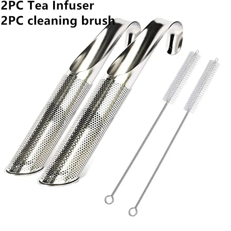 Stainless Steel Tea Infuser Creative Pipe Design Metal Tea Strainer for Mug