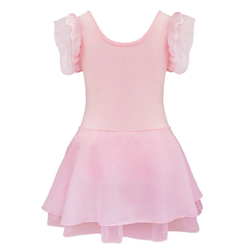 Kids Girls Tutu Ballet Dance Dress Leotard Gymnastic Fancy Dancewear Dance