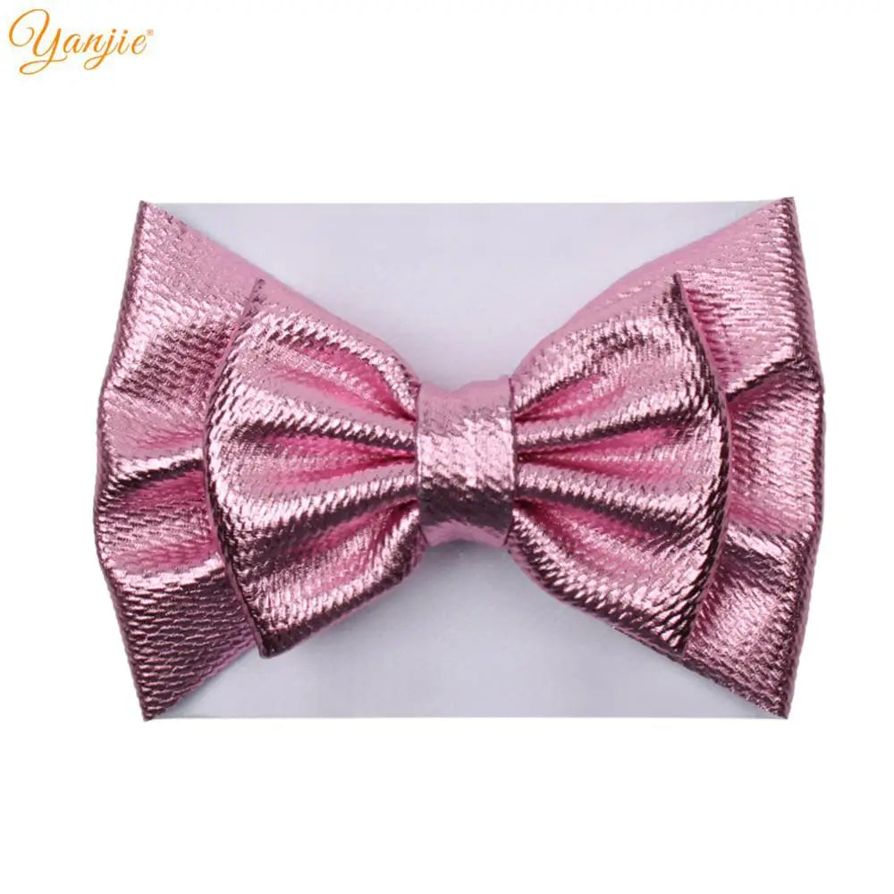 YANJIE 2023 New Turban Fashion 5'' Hair Bows Headband