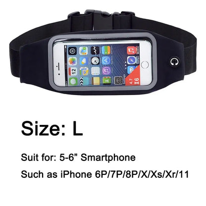 Men Women Running Phone Bags Waterproof Touch Screen Armbands Sports