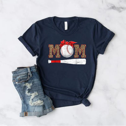 Baseball Mom Shirt - Baseball Shirt  Sports Apparel  Woman Tshirts  Graphic