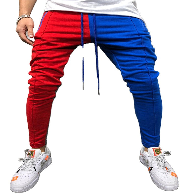 Mens Fashion Multi Panels Side Panels Jogging Harem Sweatpants Men Jogger Cargo