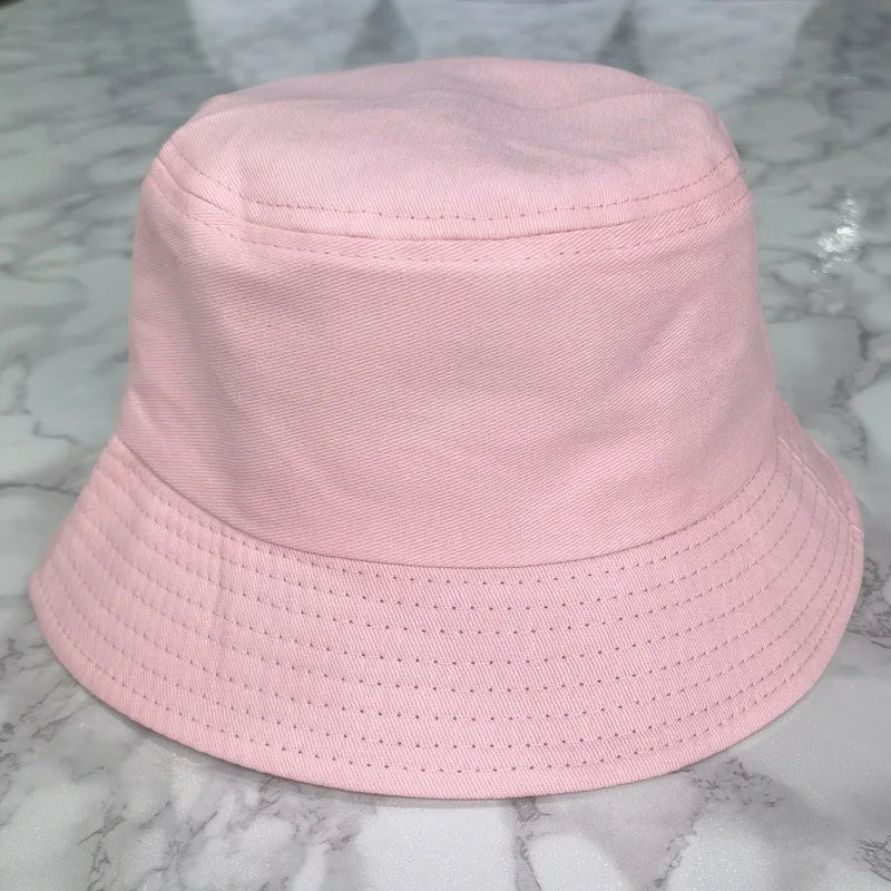 Children Cotton Bucket Hats Summer Sunscreen Panama Hat Boy