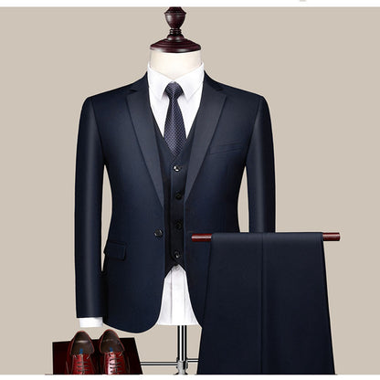 Elegant High-End Custom Men's Slim Fit Formal Business Suit Mens