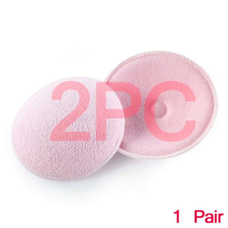 Surface Cotton + Sanitary Sponge Reusable Breast Nursing Pads Soft 3D Cup