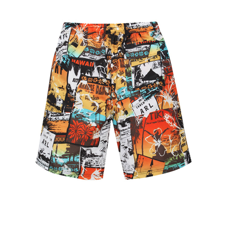 Dropship Custom Men's Sublimation Printing Snack Beach Shorts