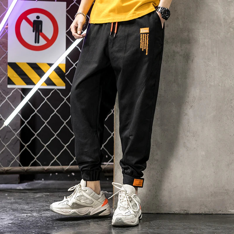 Single Road Mens Harem Pants Men Fashion 2023 Baggy Cotton Hip Hop Joggers