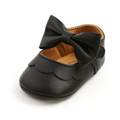 Big Bow Princess Shoes for Newborn Babies Non-Slip Baby