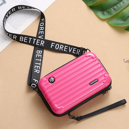 Newest Portable Mini Travel Crossbody Bag PVC Waterproof Cosmetic Bag Wide