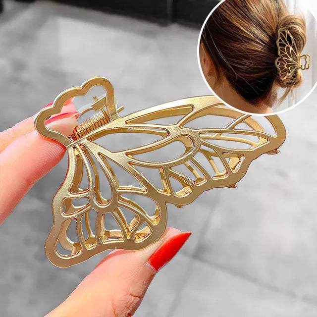 Women Geometric Hair Claw Girls Clamps Fashion Metal Hair Crab Cross