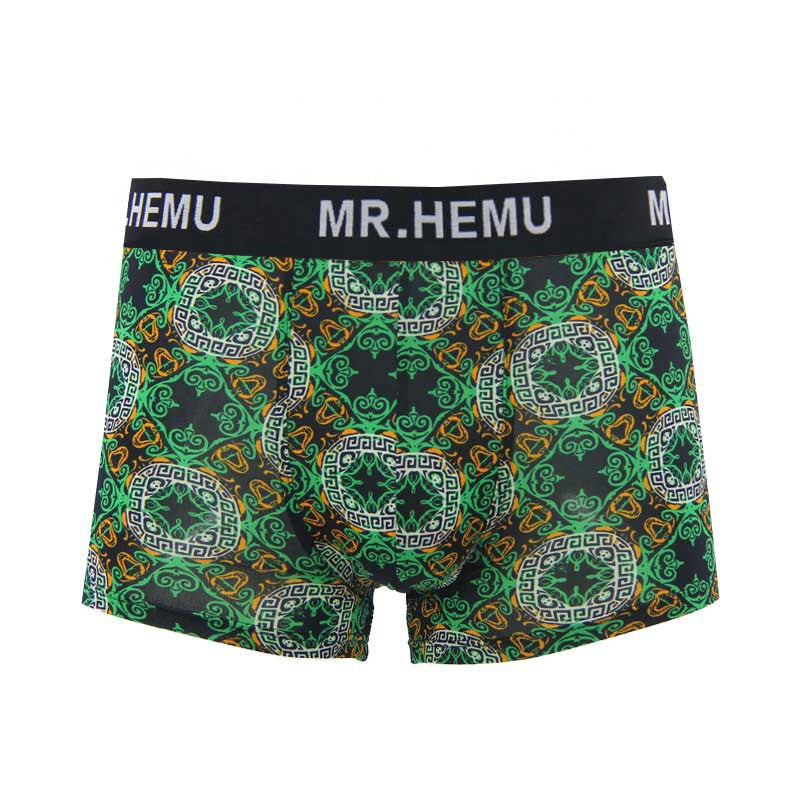 Mens Boxers Briefs All of Print Totem Organic Cotton Underwear Mens