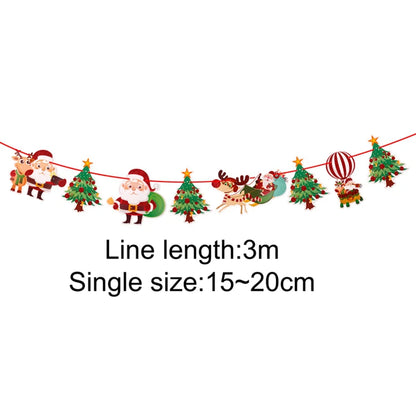 Christmas Banner Merry Christmas Decor for Home Garland