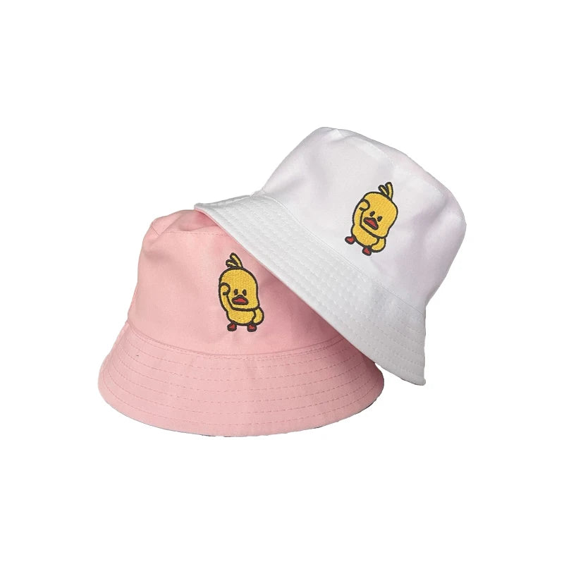 Women's Hat Men's Embroidered Outdoor Sunscreen Fishing Cap Girls