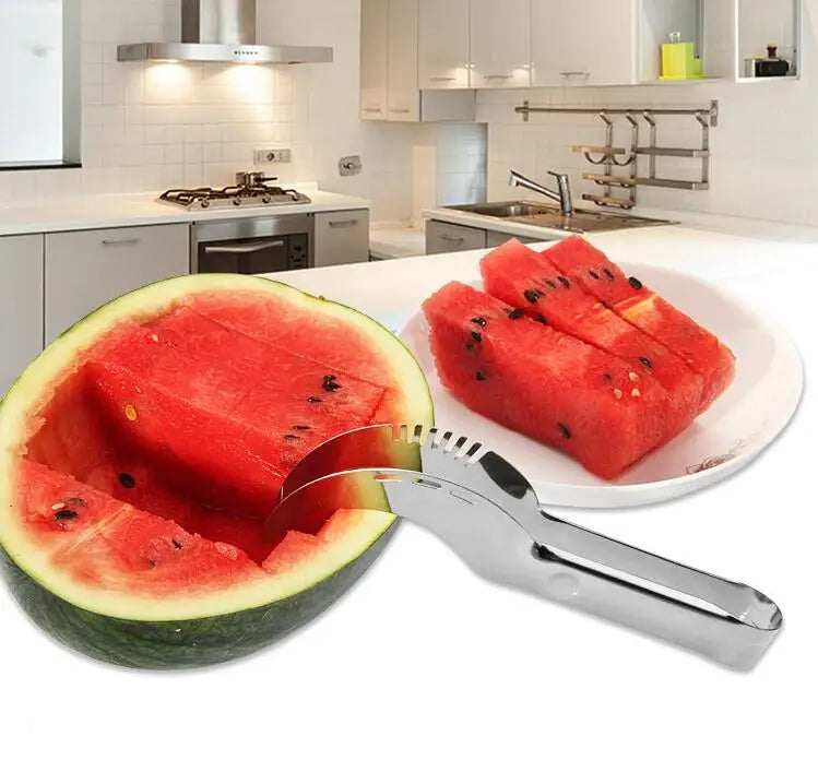 High Quality Stainless Steel Melon Watermelon  Slicer Corer Fruit Cutters Knife