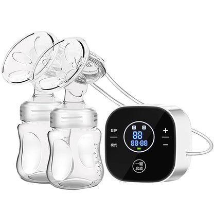 Electric Double Breast Pumps Breastfeeding Painless Portable Strong Suction