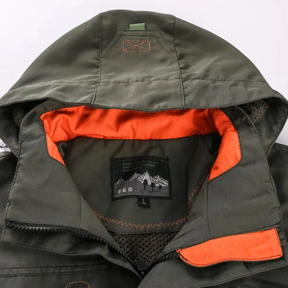 Men Tactical Hiking Quick Dry Military Army Camping Coat Male Waterproof Jackets