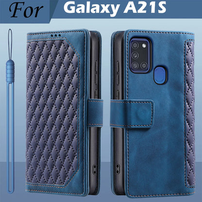 For Samsung Galaxy A21S Case Leather Flip A217F Samsung A21S Case