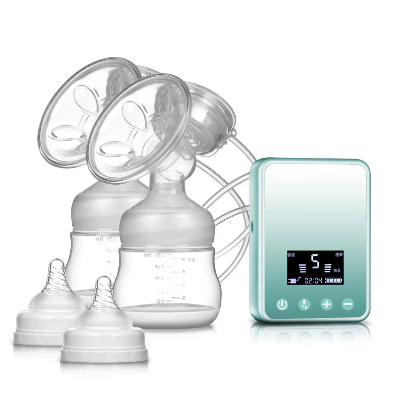 Double Electric Breast Pumps USB Charge Electrical Breast Pump Powerful Nipple