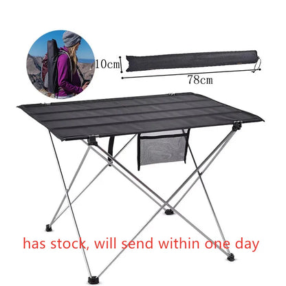 Portable Foldable Table Camping Outdoor Furniture Computer Bed Tables Picnic