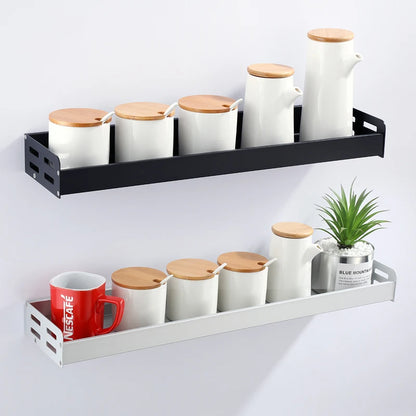 Wall-Mount Spice Racks Utensil Spoon Hanger Hook Kitchen Gadgets Accessories