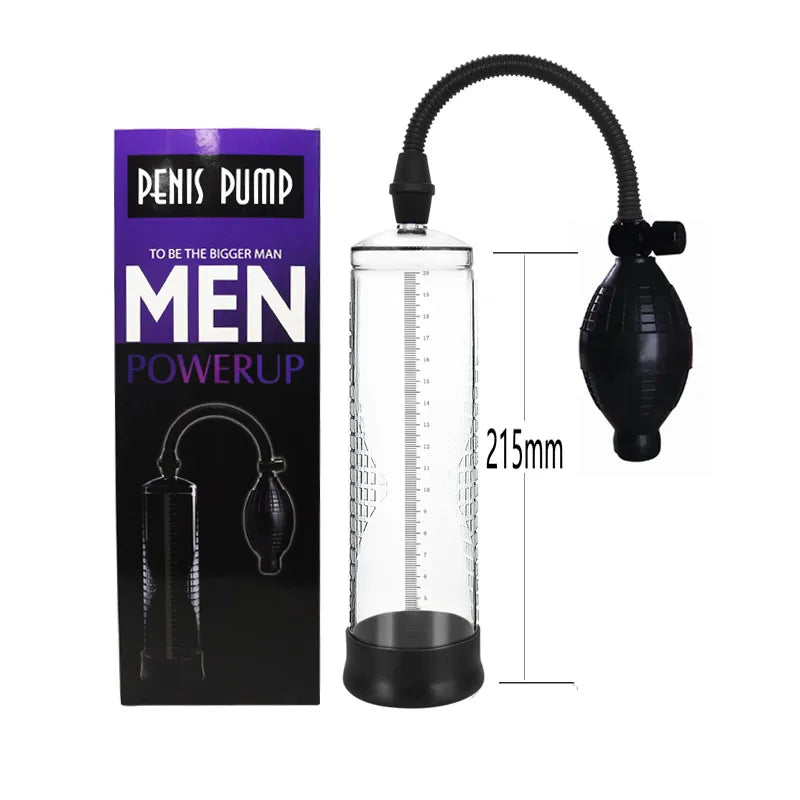 Penis Pump Vacuum Pump Toy for Adult Big Dick Erection Trainer Penis