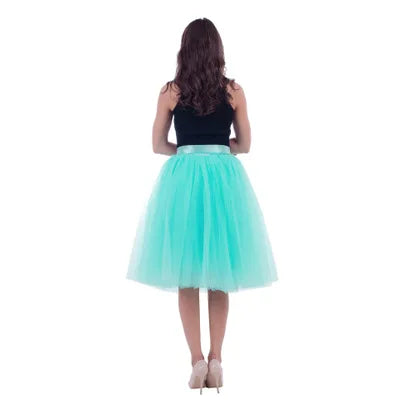 5 Layers 65cm Fashion Tulle Skirt Pleated TUTU Skirts Girls