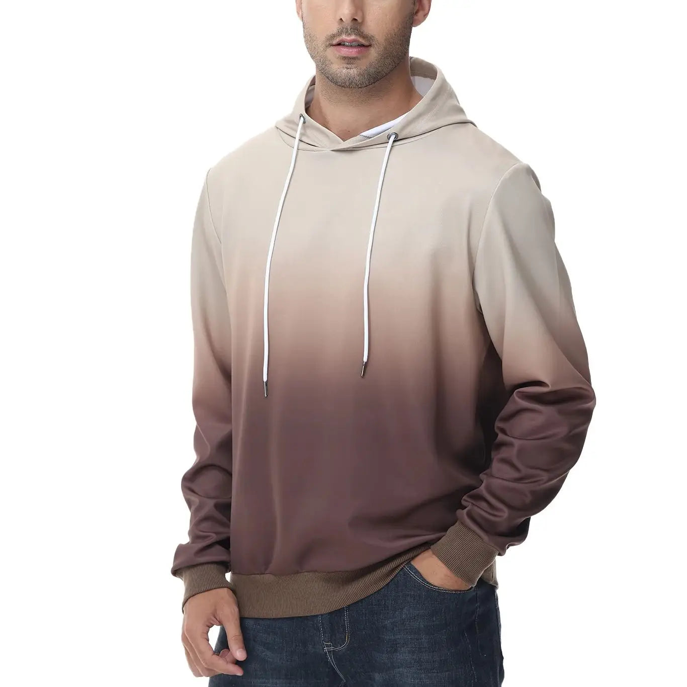 Men's Casual Hoodies Unisex Pullover Cozy Sweatshirt Hoodie