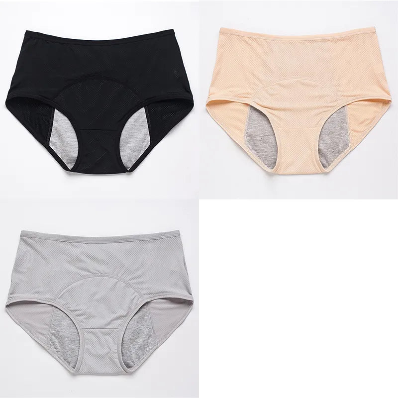 3pcs/Set Leak Proof Menstrual Panties Women Period Underwear Sexy Pants