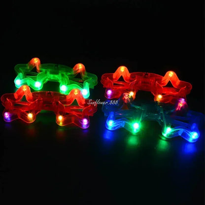 12pcs Adult Kids Women LED Glasses Light Sunglasses Glow New Year